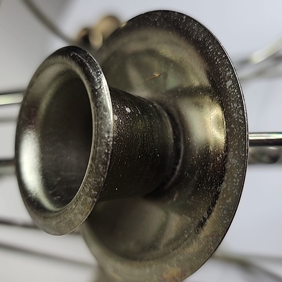 Vintage Metal/Brass? Christmas Tree Cancel Holder - Picture 10 of 10